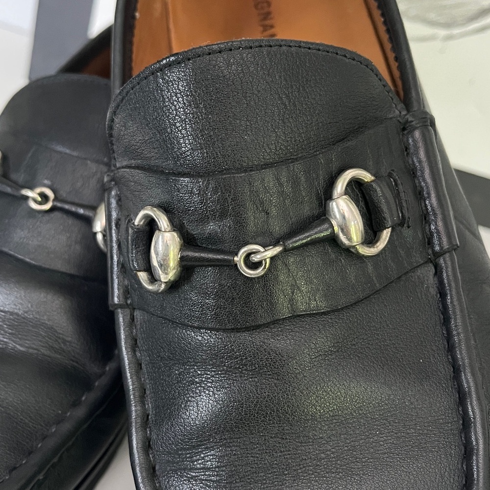 Magnanni Horse Bit Loafers (Black) Men Size 10.5 - Picture 3 of 14
